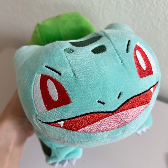 Pokemon Bulbasaur 8" Plush Stuffed Animal Toy - smiling, cute, soft - Picture 9 of 10